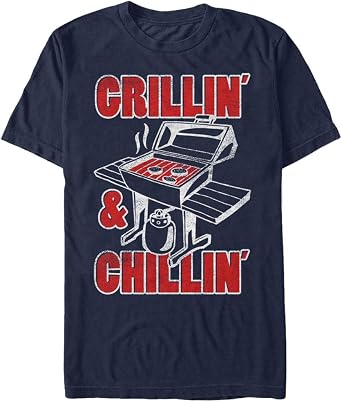 LOST GODS Mens Grillin and Chillin T-Shirt