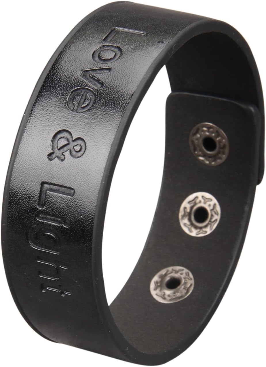 Leather Cuff Bracelet Punk Braided Bracelets Rock Leather Wristbands Faux Mens Leather Bracelet Gothic Viking Bangle Adjustable Wrap Bracelet for Women,Men