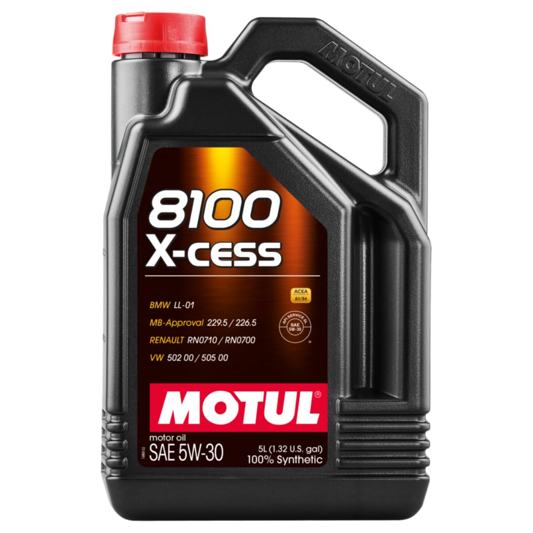 Amazon.com: Motul 8100 X-Cess SAE 5W-30 100% Synthetic Engine Oil