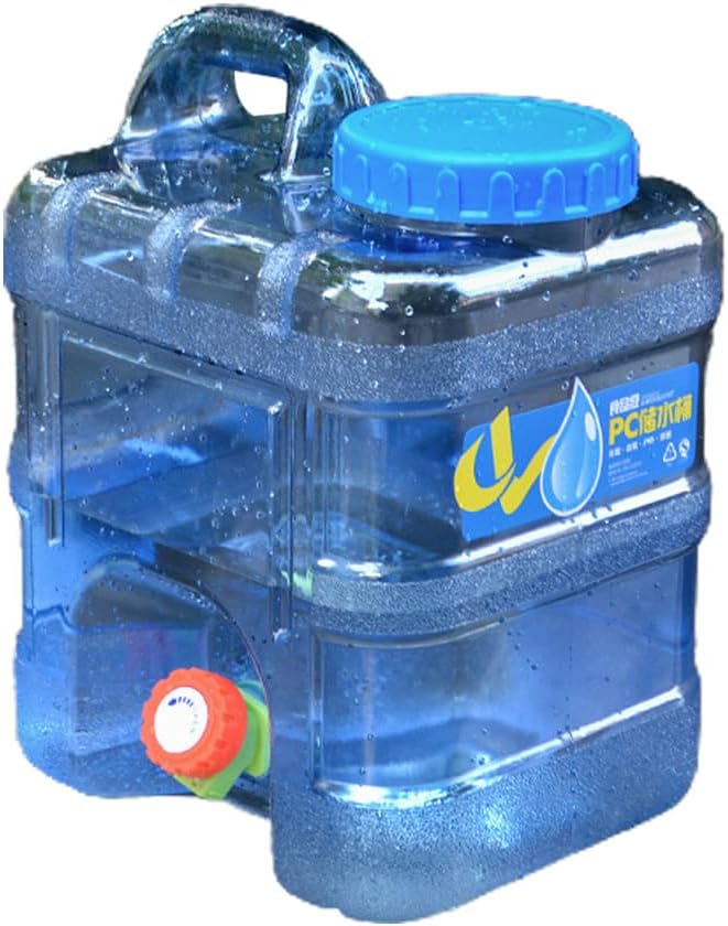 Camping Water Bucket Large acity Water Jug Water Storage Container with Fcet