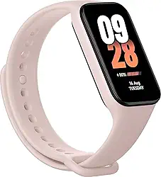 Relógio Mi Band 8 smart-band 8 ACTIVE (GLOBAL) Pulseira Inteligente, Tela AMOLED 1,47, Relógio inteligente, Fitness, Pulseira Impermeável, 50 Modos Esportivos (ROSA)