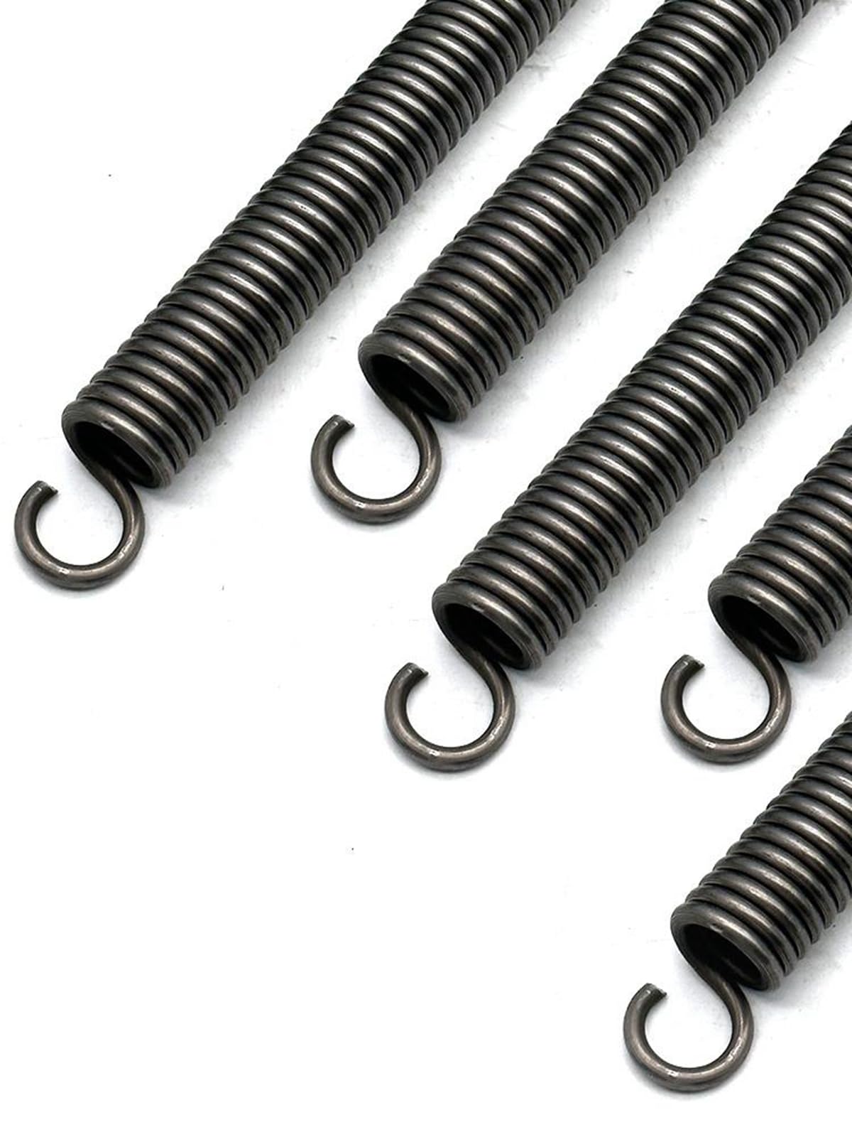 Resorte de tensión de doble gancho, acero for resortes, 1,8 x 20 x 320 mm, diámetro del alambre: 1,8 mm, diámetro exterior: 20 mm, longitud libre: 320 mm, 2 unidades(1.8 x 20 x 320 mm)