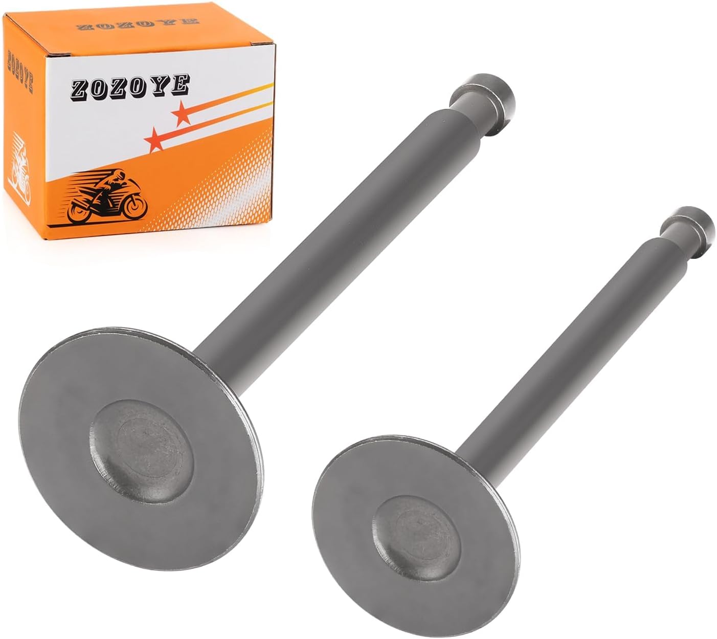 Exhaust & Intake Valve Set for Club Car 4 Cycle Gas Golf Cart 341cc Engine 1984-1991 1012513 1012514