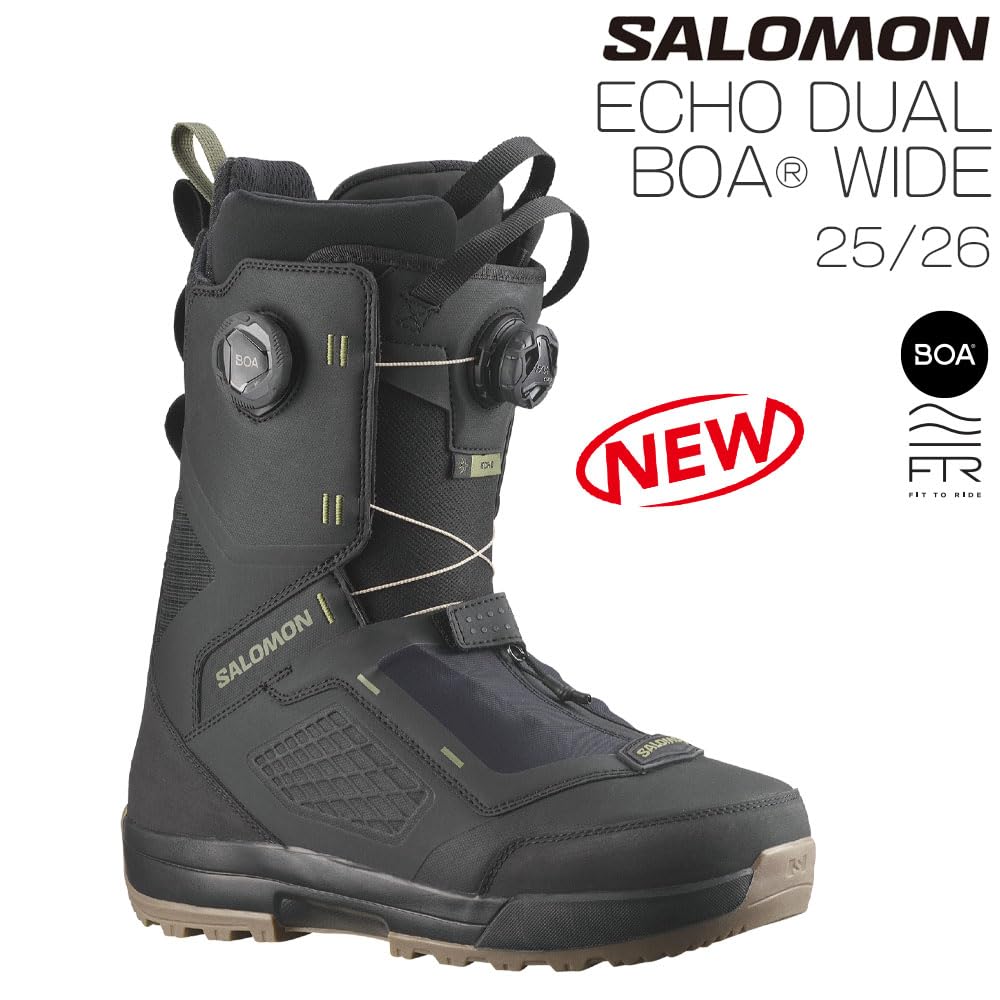 サロモン エコーワイド　SALOMON ECHO WIDE 26cm Amazon | 25-26 SALOMON ECHO DUAL BOA WIDE BLACK 28.0cm | SALOMON