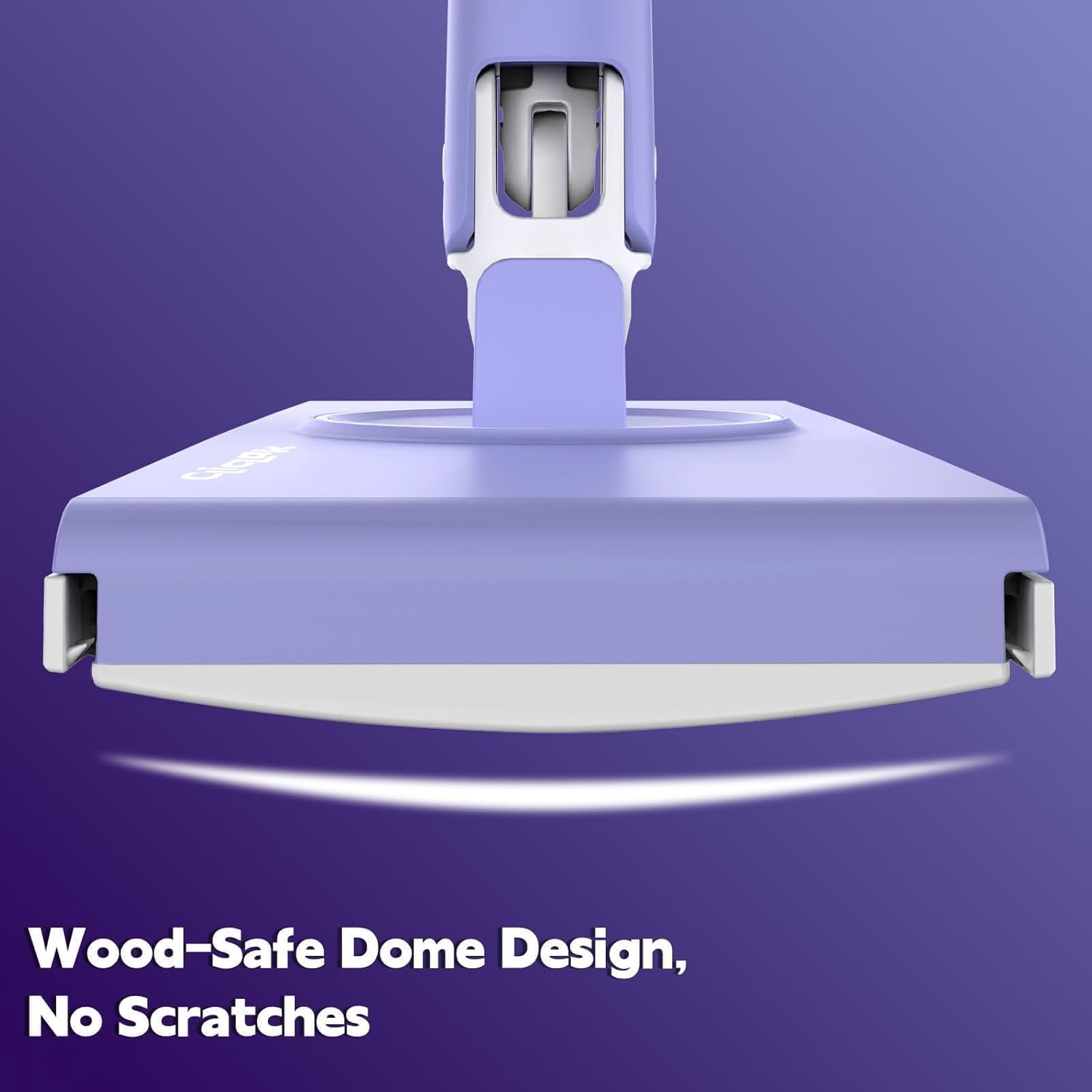 Disposable Sweeper Dust Mop, No-Touch Attach & Remove Cloth Instantly, Compatible with Swiffer Pads, Clamp Clip Mop for Kitchen House, Dorm, Classroom Wood Hardwood Floor Wall Cleaning(50'')