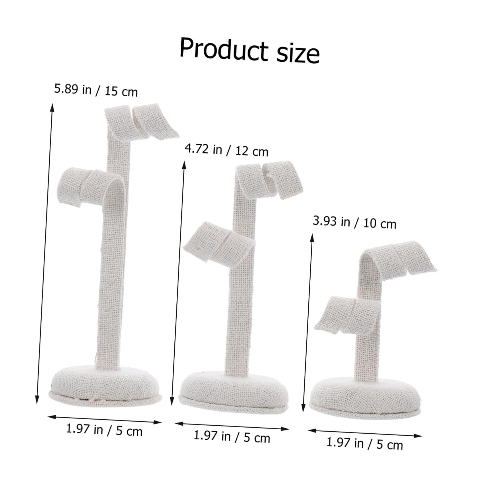 TOVINANNA 3pcs Earring Display Stand Jewelry Showing Rack Earring Studs Rack Home Jewelry Storage