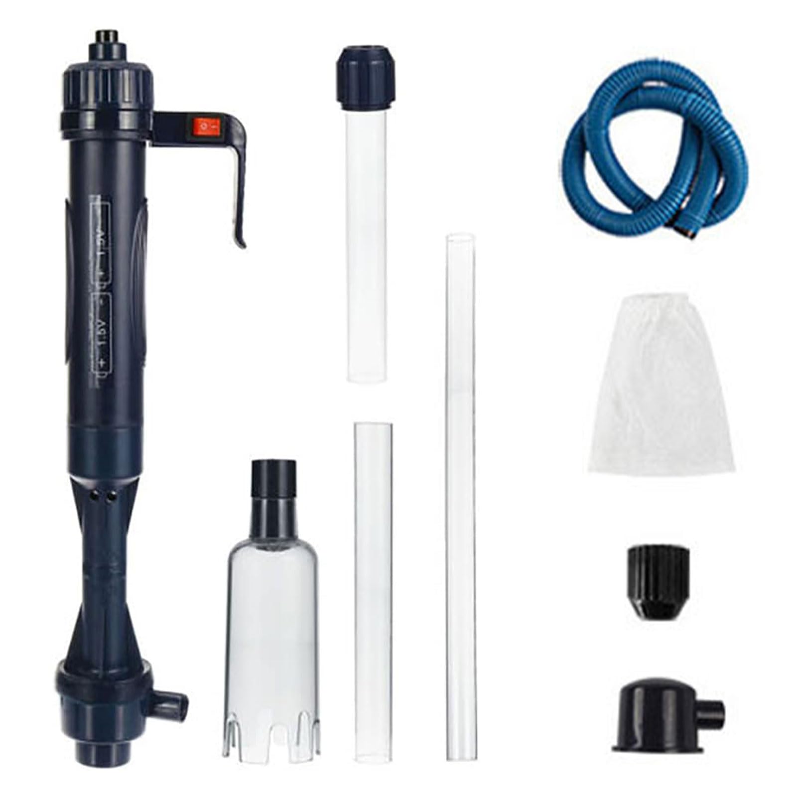 Limpiador de Grava para Acuario, 3 en 1 Aspirador Automático para Acuario, Cambio de Agua de Acuario, Multifuncional Cambiadores de Agua, Limpiador de Peceras para Lavado de Arena Cambio de Agua
