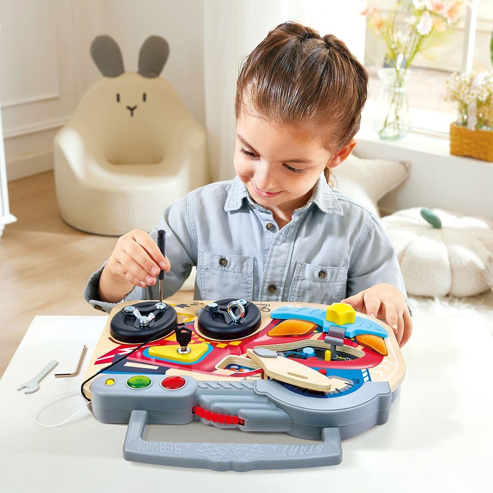 Hape giocattolo Little Racer's Busy Board - tavola interattiva attività