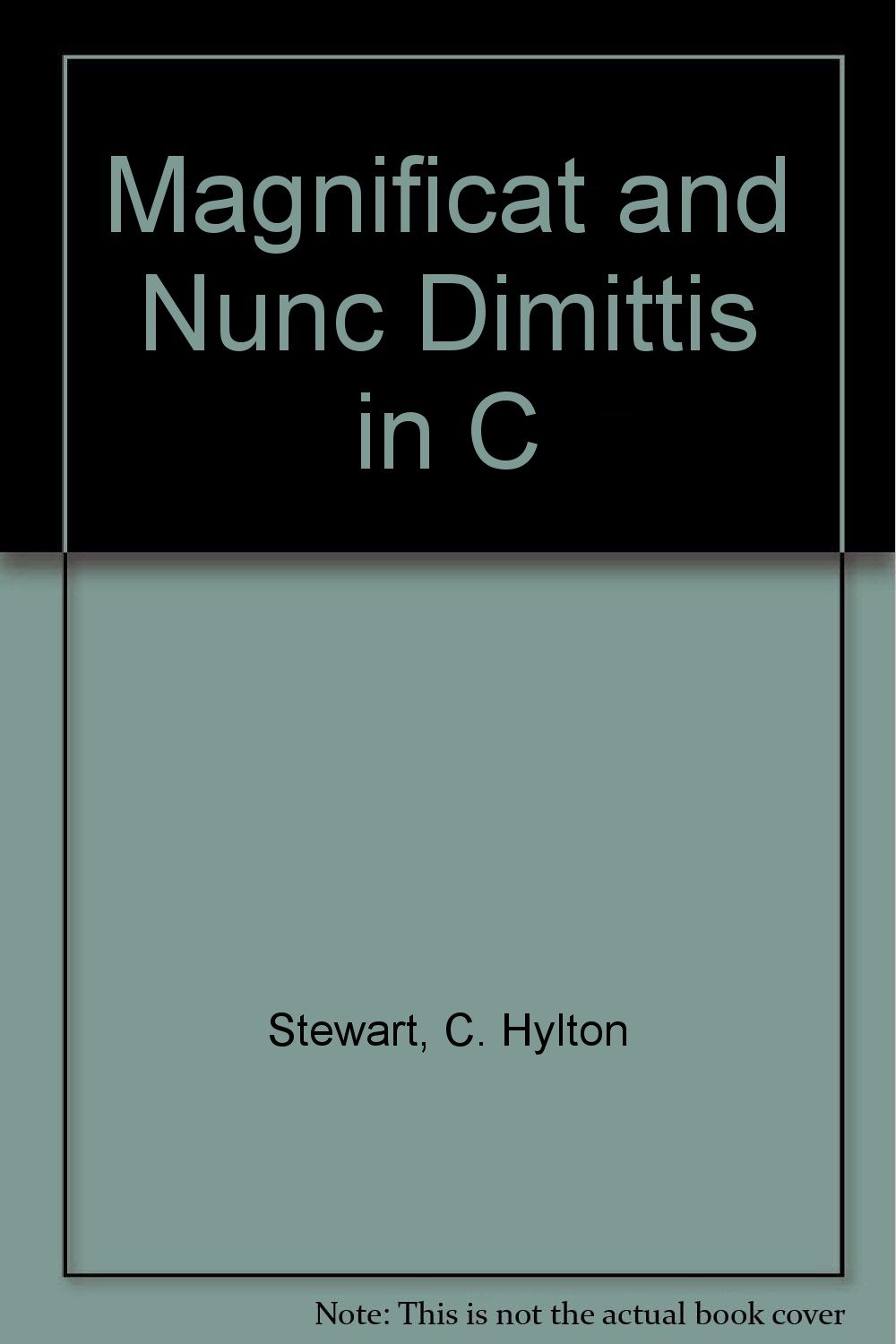 Magnificat and Nunc Dimittis in C
