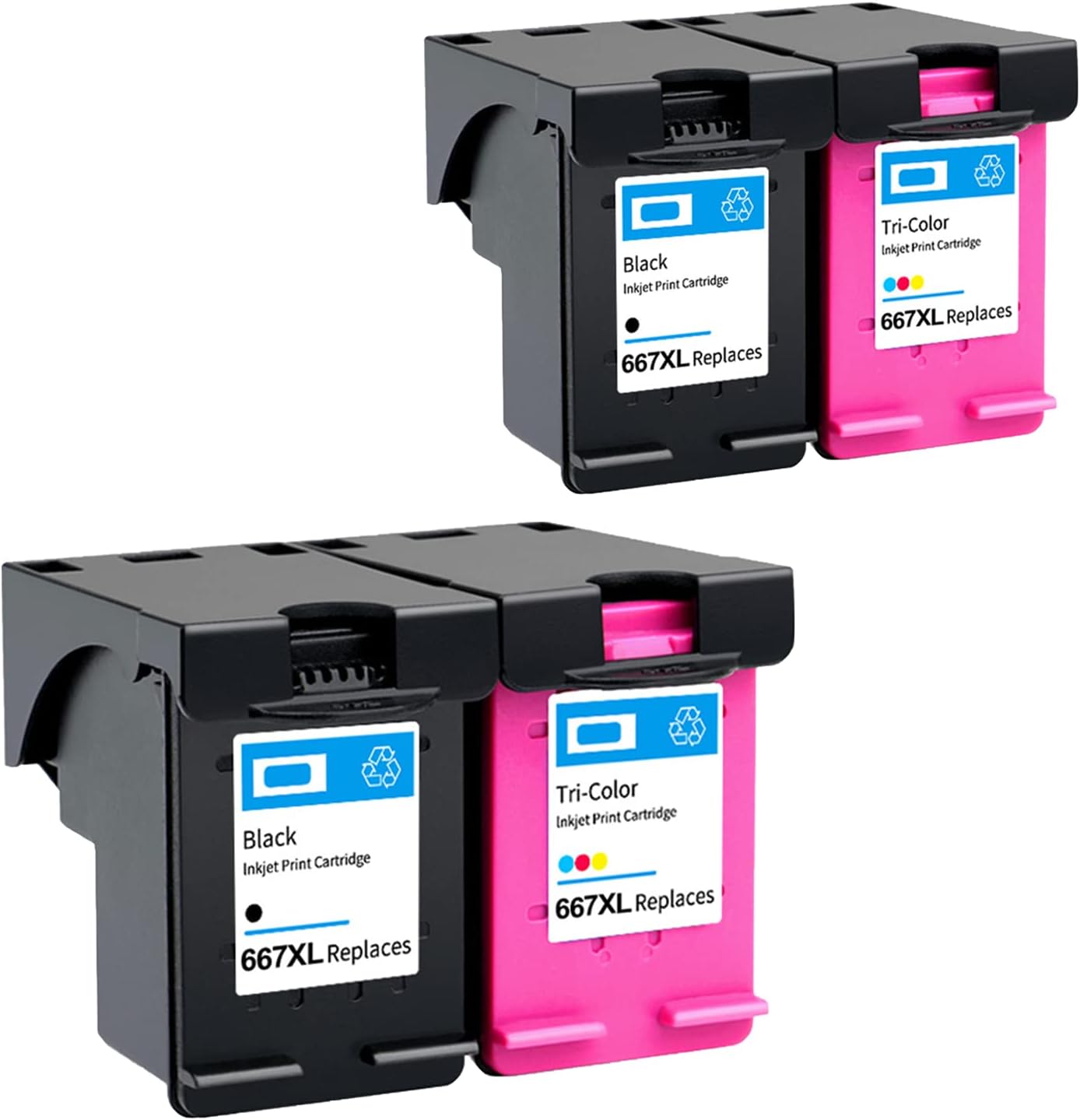 Cartuchos De Tinta 655XL Compatibles Para HP 655 DeskJet Ink Advantage 3525 4615 4625 5525 6520 6525 Impresoras,Combination Pack