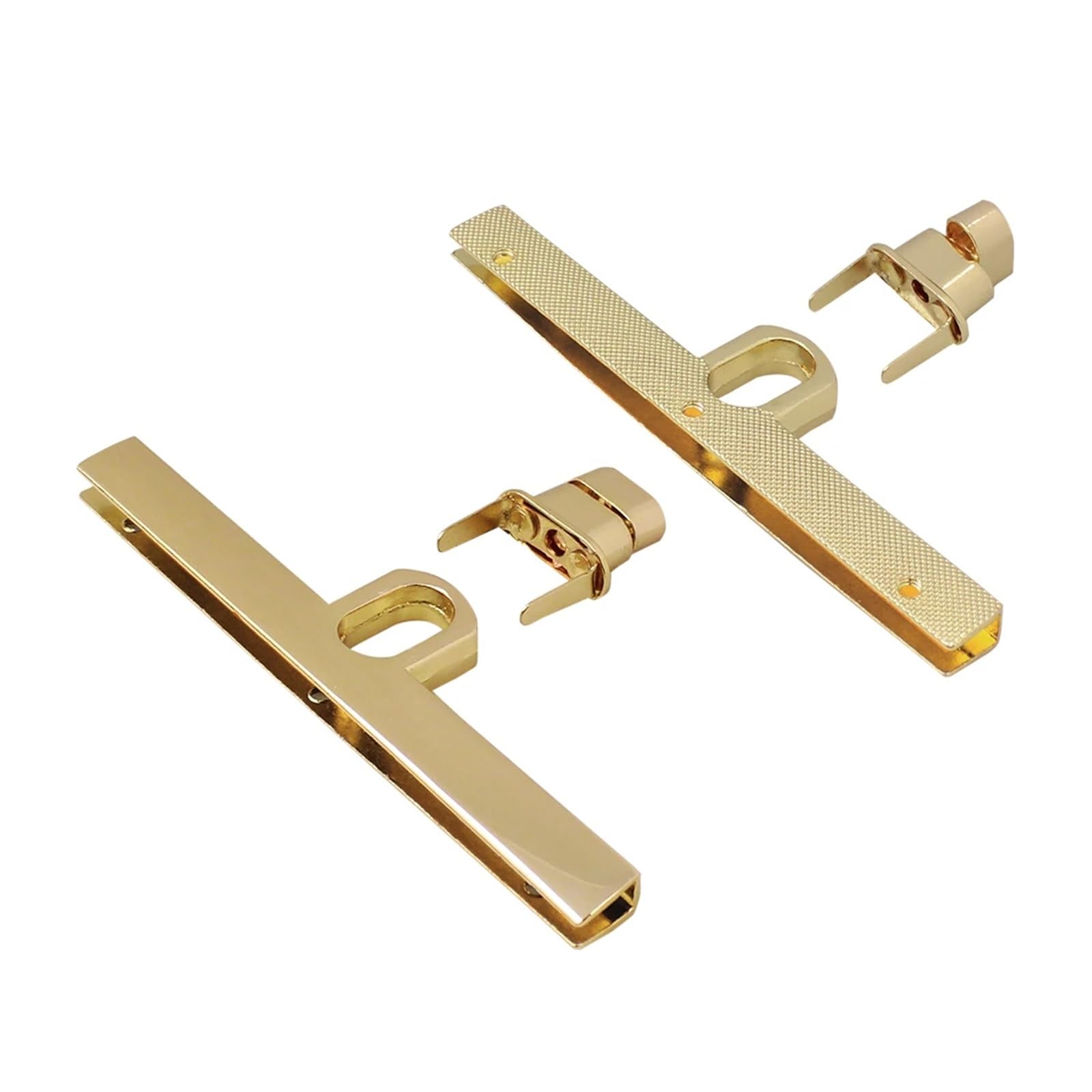 PVUVTNAHW 10Pcs 9.5CM Alloy Clasp Turn Lock Twist Lock For Handbag Craft Bag Purse DIY Handmade Bag Hardware(Lightgold)