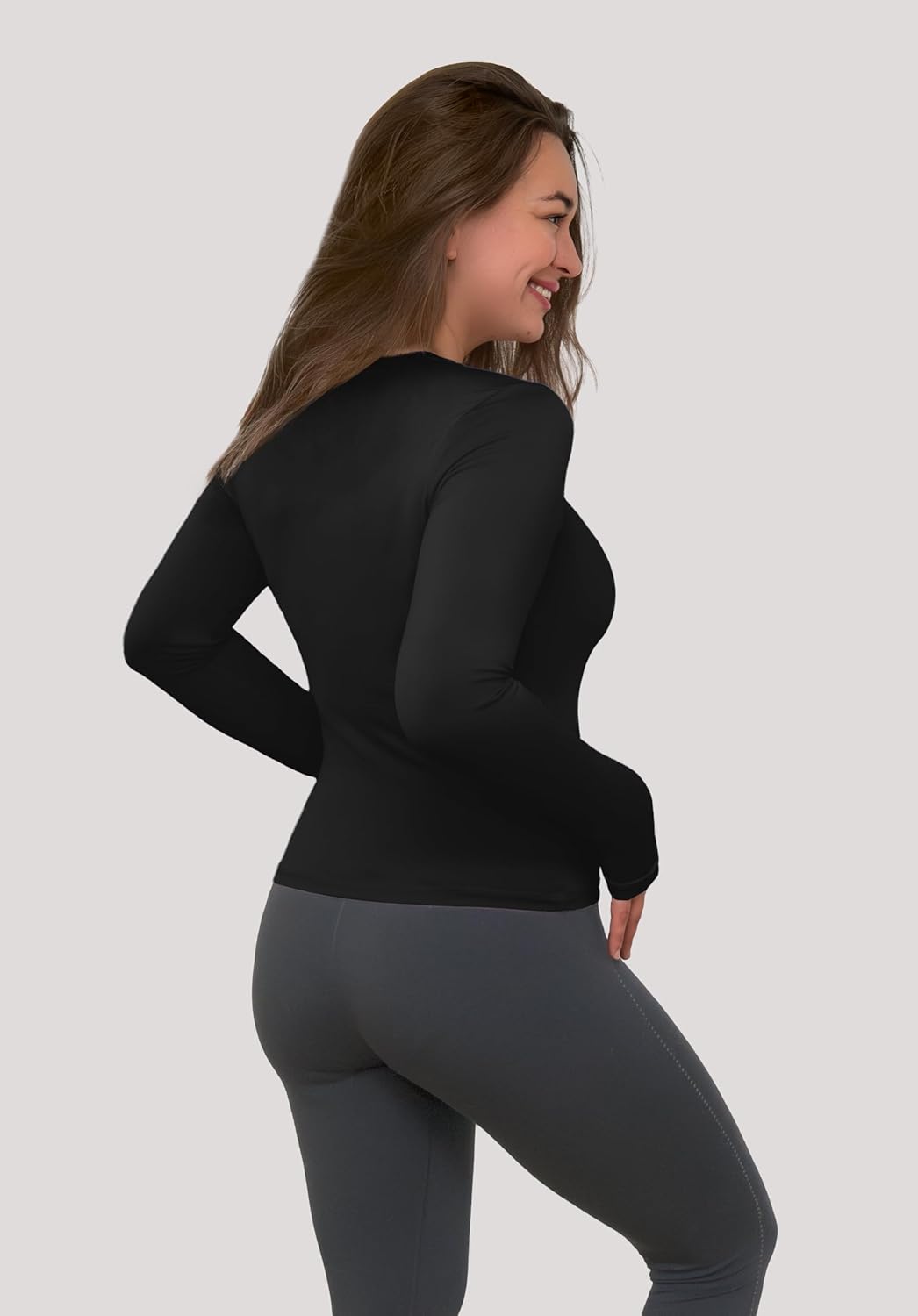 Women's Buttery Soft Shirt, Y2K Sculpted Crewneck Top, Lightweight Fabric