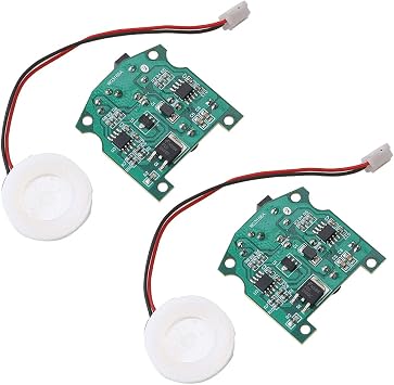DUNSIHUI 2 Pack DC 3.7V-12V D20mm 113KHz Ultrasonic Mist Maker Atomization Maker Module DIY Humidifier with PCB module