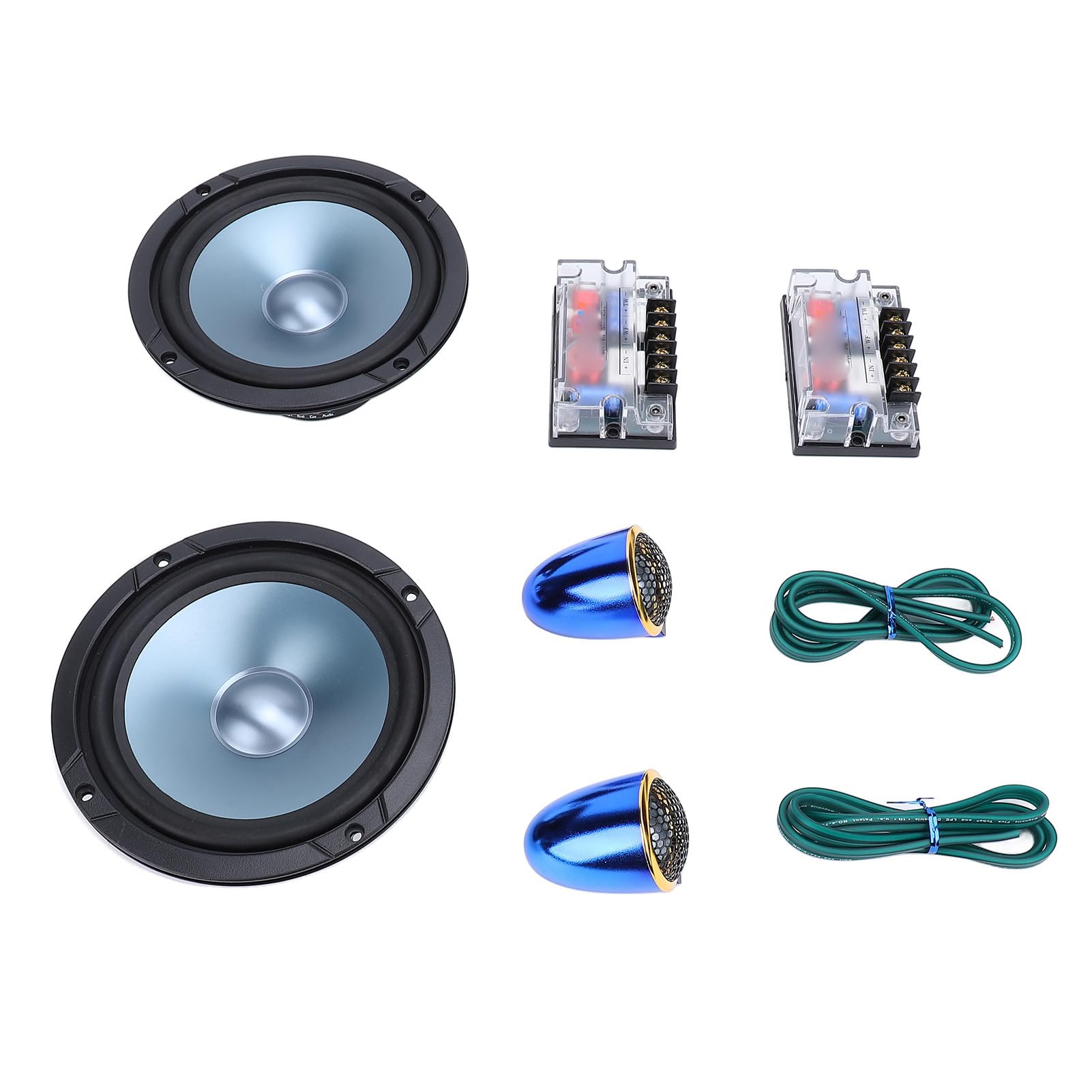 aqxreight High Power 6.5in 2 Way Car Speaker Set Enhanced Sound Quality Universal Fit for Most Cars, aqxreightg3ivu2a41z