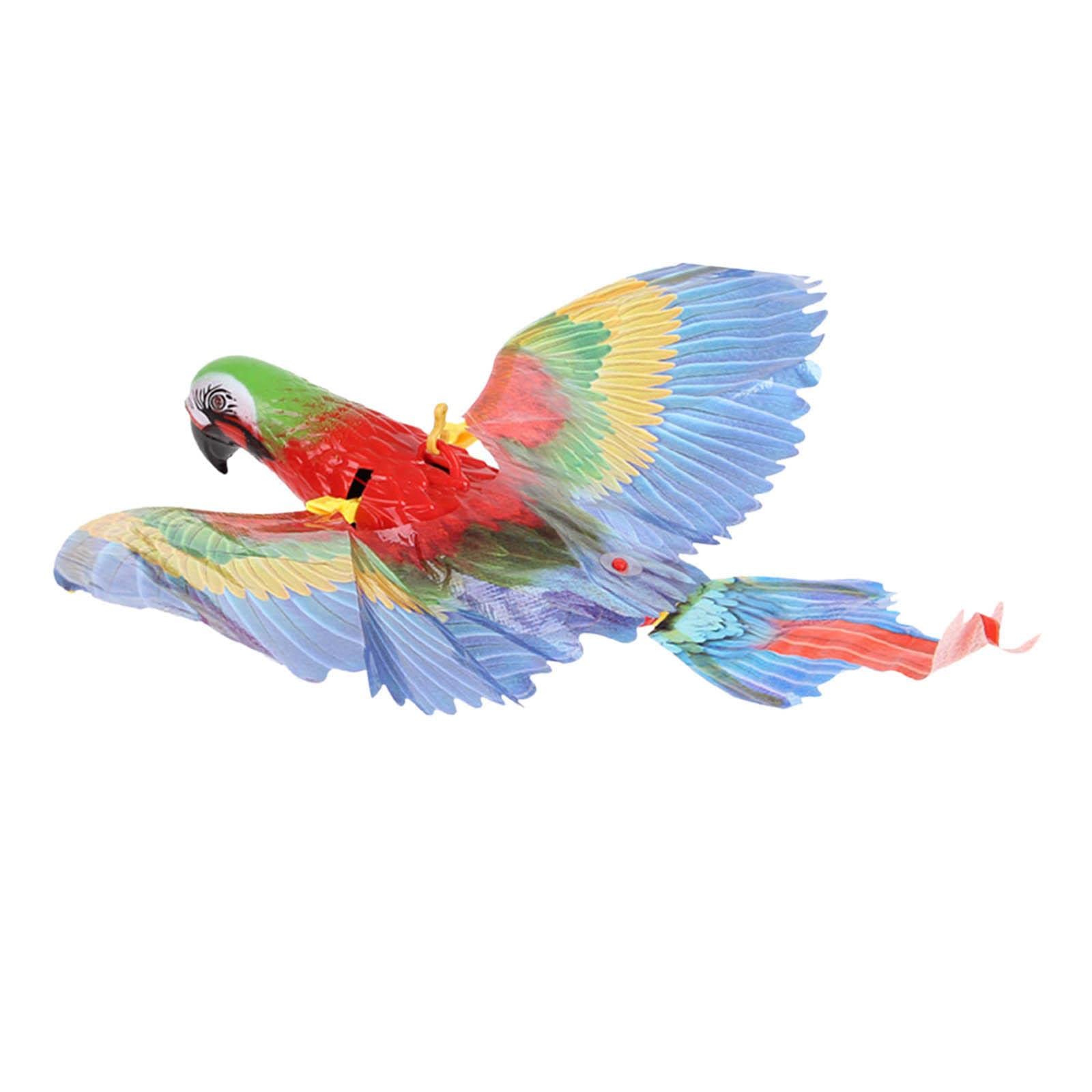Bird Scarer Flying Kite Life Size with Light Sound for Farm Garden Parrot-image-29