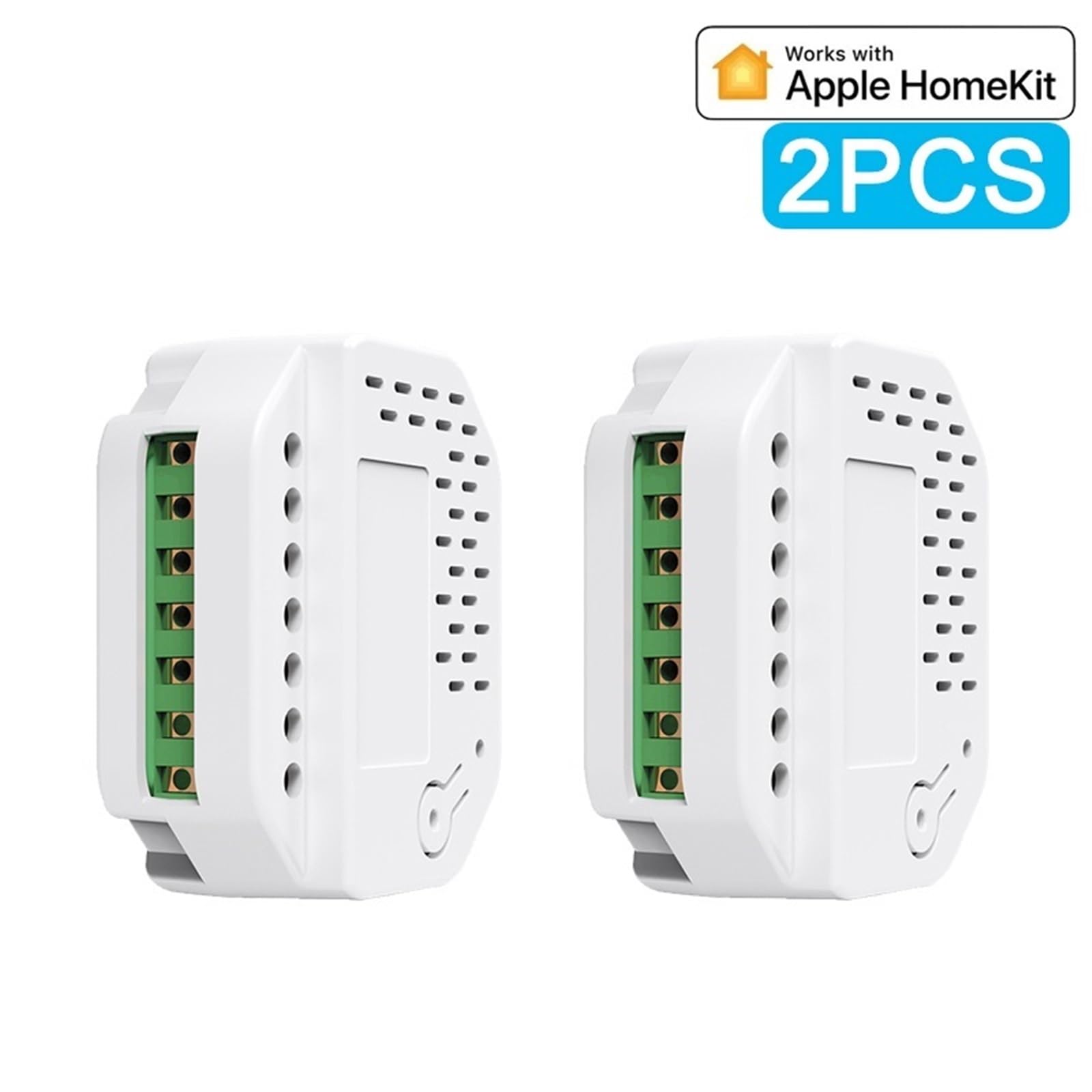 Smart HomeKit Interruttore a Parete WiFi Interruttori della Luce Intelligenti Fai-da-Te Modulo di automazione relè Wireless a 2 Vie Funziona(1PCS Non-HomeKit)