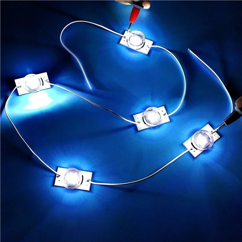 Tira Luminosa Tv LED SMD 3V 6V Con Filtro Lente Óptica Para Reparación Televisores 32 A 75 Pulgadas. Incluye Cable 2 M Accesorios Para Tira Retroiluminación
