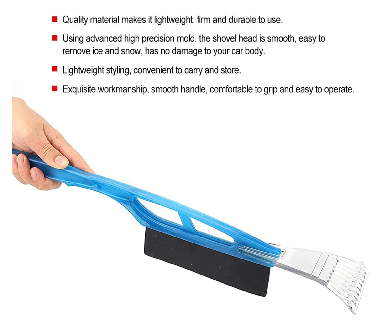 Brosse de déneigement Voiture fenêtre carrosserie déneigeur Hiver Outil déglaçant Pelle Multifonction