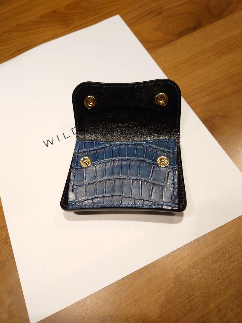 WAILDSWANS クロコ　ブルー　タング　カラビナ付き WAILDSWANS クロコ ブルー タング カラビナ付き WILD SWANS