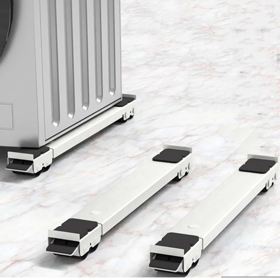 Suporte com Rodinhas para Eletrodomésticos Reforçado Ajustável