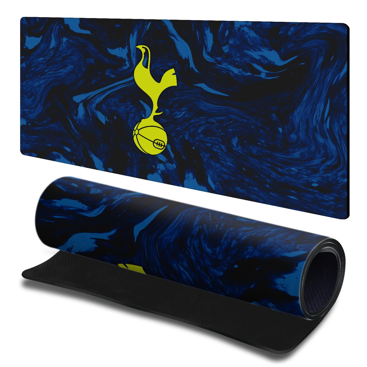 Head Case Designs Officially Licensed Tottenham Hotspur F.C. Cockerel Logo Art Gaming Office Desk PC Keyboard Mouse Mat Pad 23.62 x 11.81 x 0.12 inches (600 x 300 mm) - L