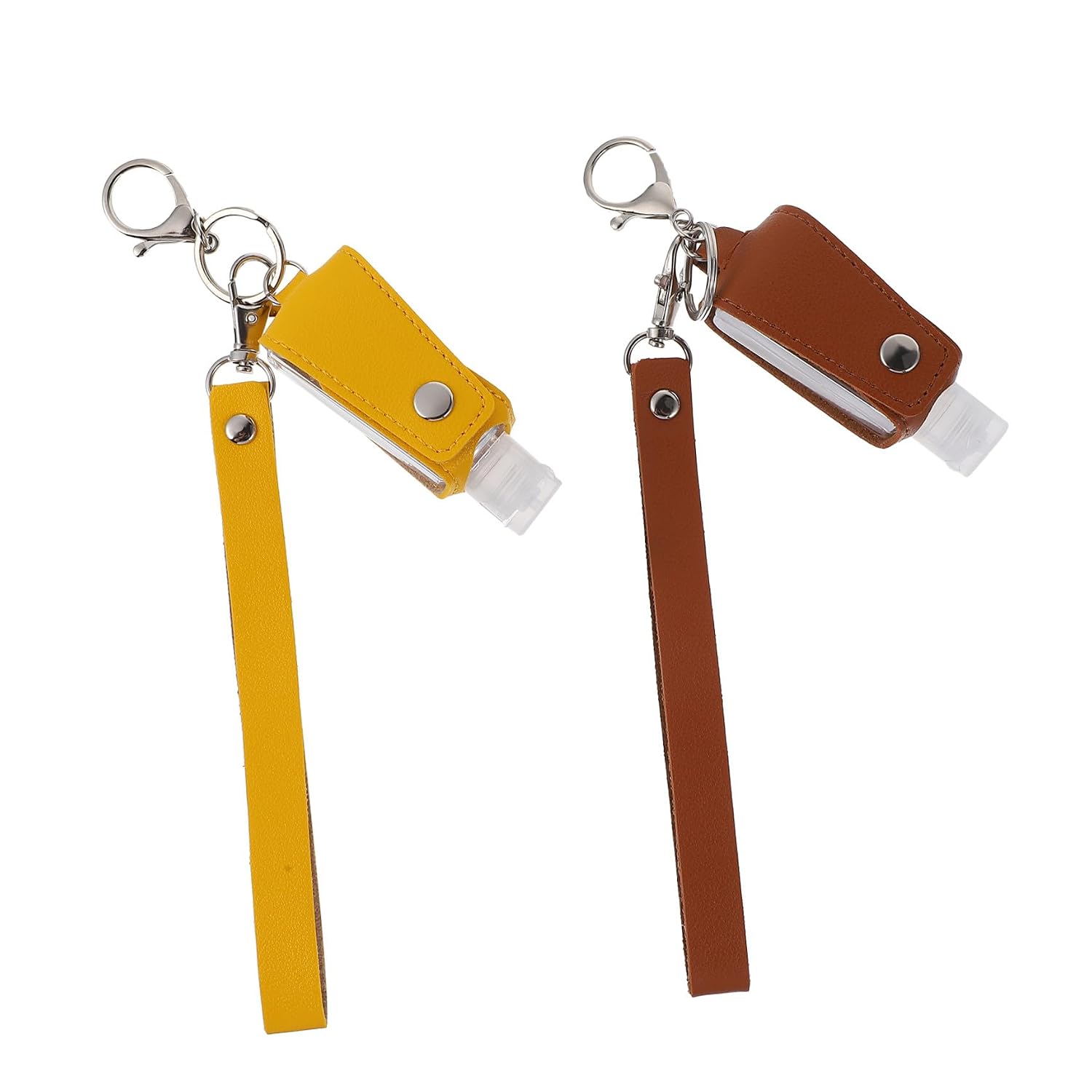 30ml Plastic Travel Keyring Bottle 2Pcs Refillable Portable