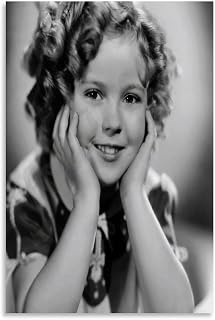 Shirley Temple Black And White Vintage Portrait Art Poster (3) Canvas Painting Wall Art Poster for Bedroom Living Room Decor 08x12inch(20x30cm) Unframe-style