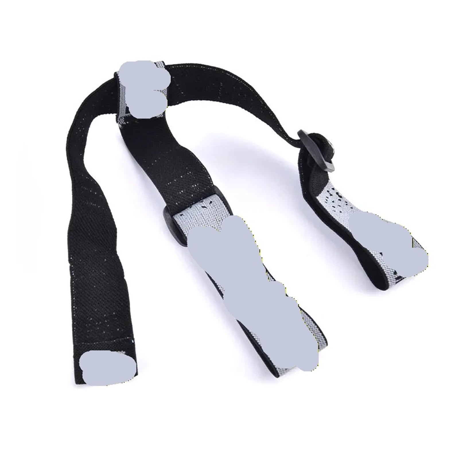 WVYHLAMRC Universal Headlight Headband Adjustable Head Belt Strap Elastic Band for LED Flashlight Bicycle Front Light Bike Head Lamp(Gray)
