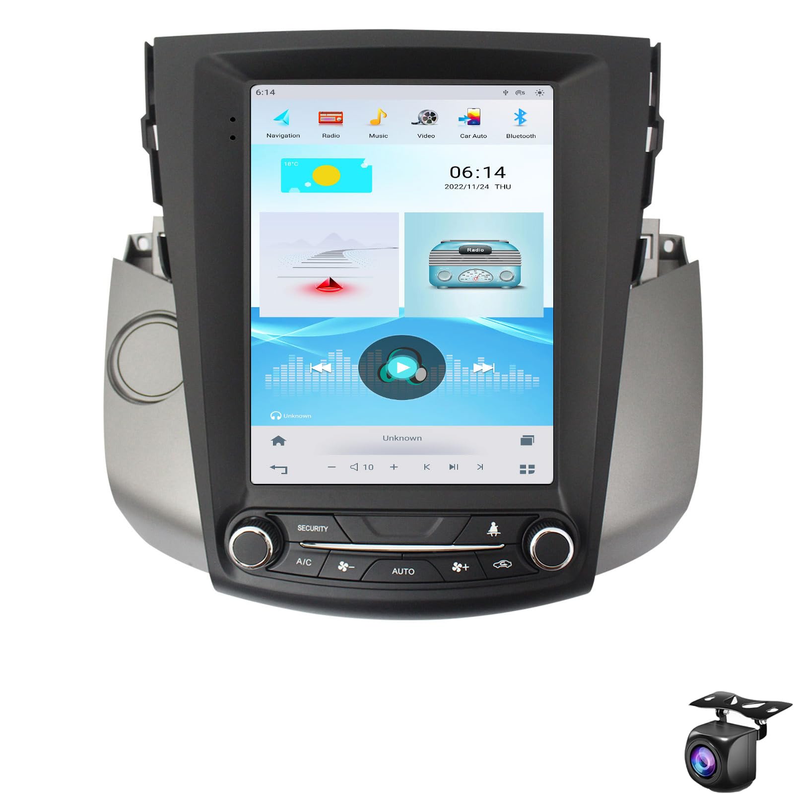 Radio samochodowe stereo dla Toyota RAV4 2006-2012 9.7"ekran dotykowy