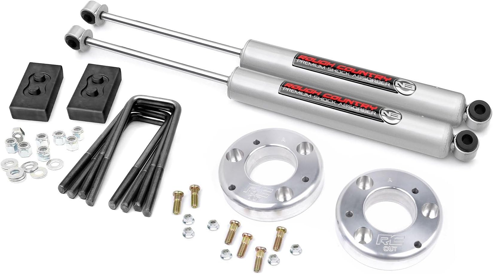 2" Leveling Kit (fits) 2014-2020 F150 | N3 Shocks | Billet Suspension System | 56930