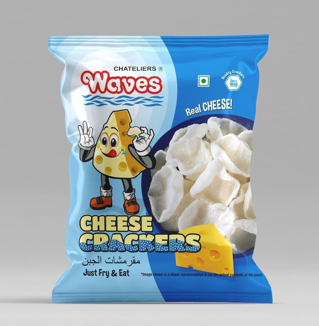 Chateliers Waves Cheese Crackers/Wafers Pack Of 2