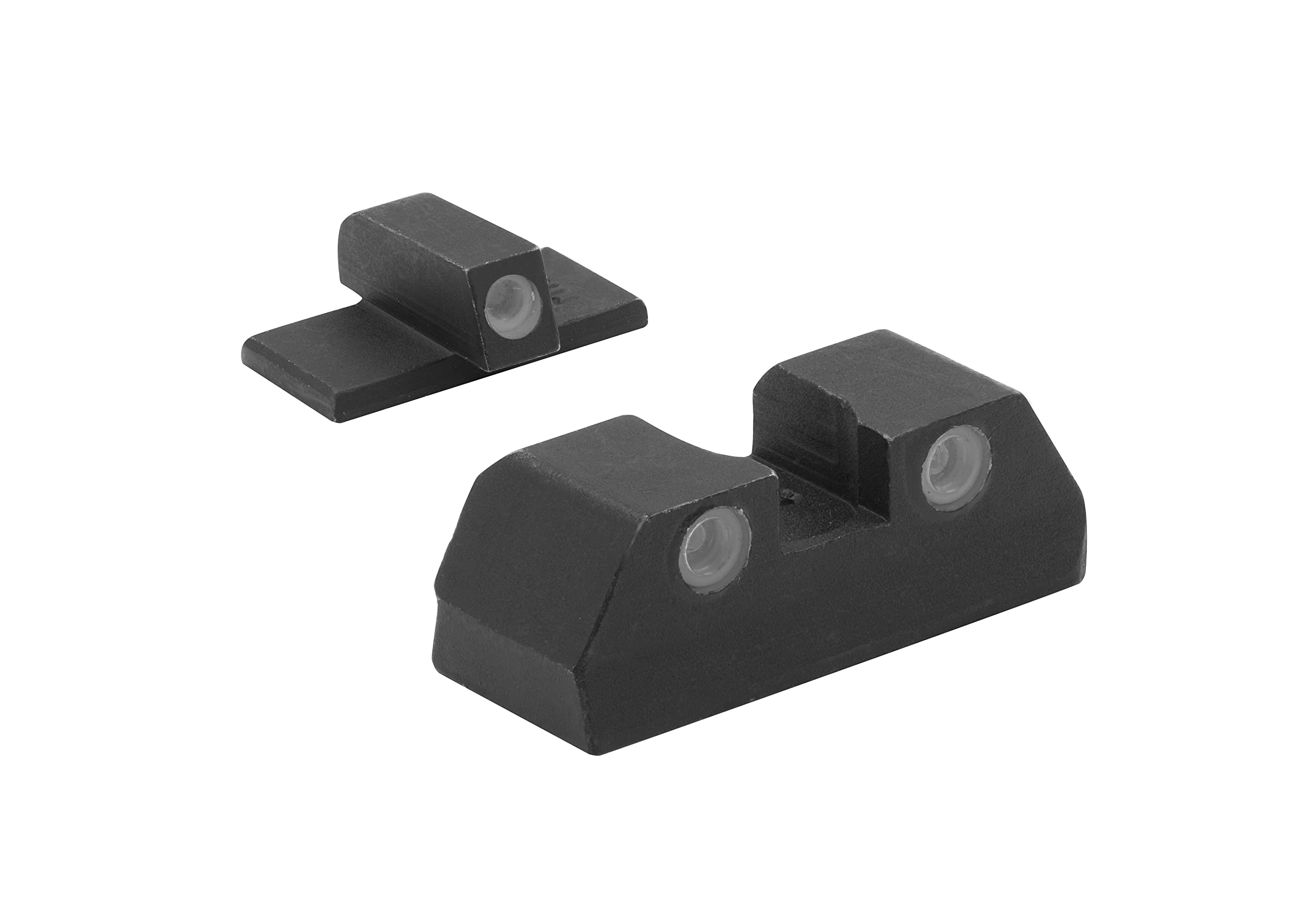 MEPRO Tru-Dot tritium Night Sights Compatible with Kahr arms Green tritium dots Glow on Sight self Illuminated Meprolight Fixed high Durability Metal Sights