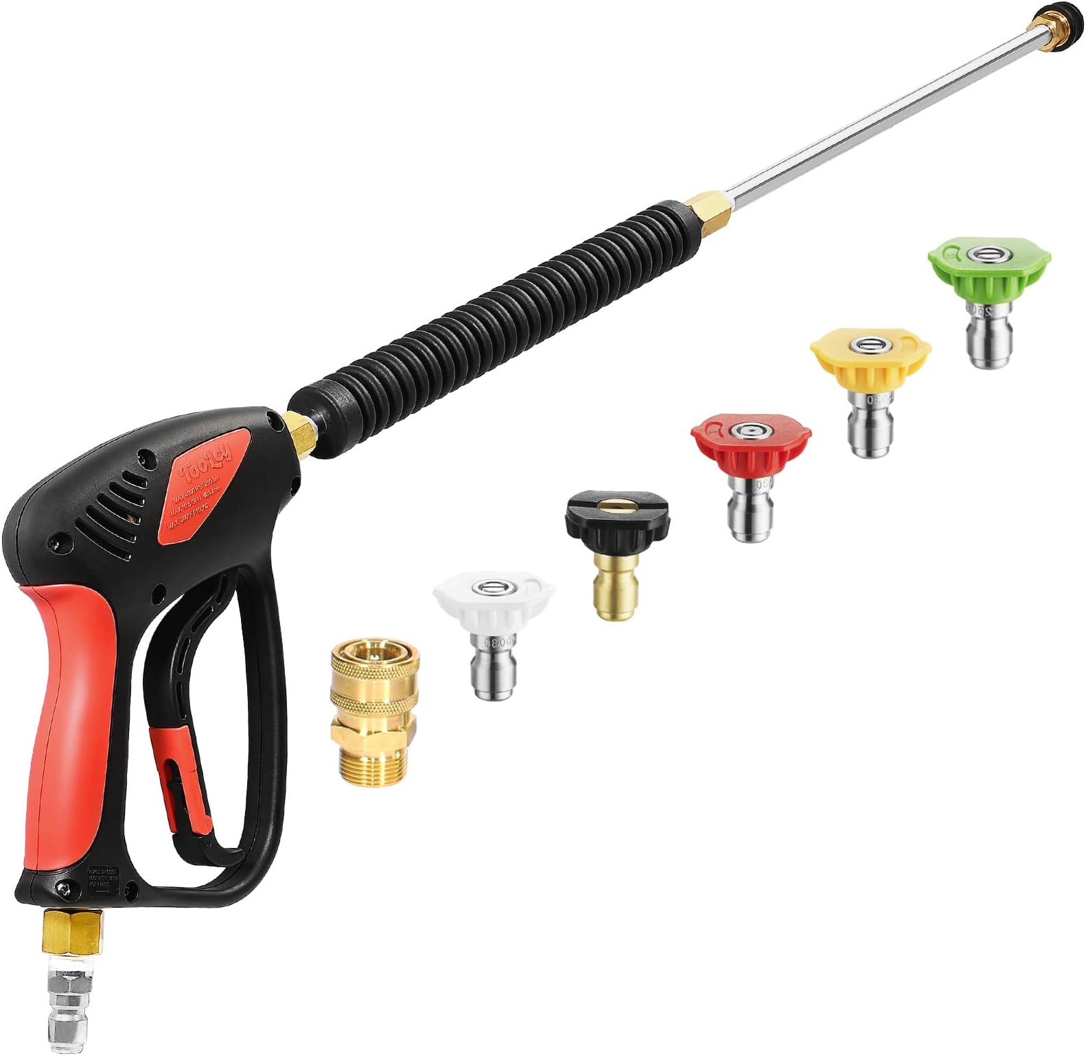 Kit Pistola Idropulitrice Deluxe Raptor Blast 4000 PSI 10.5 GPM 300°F Con Lancia Da 36 Pollici