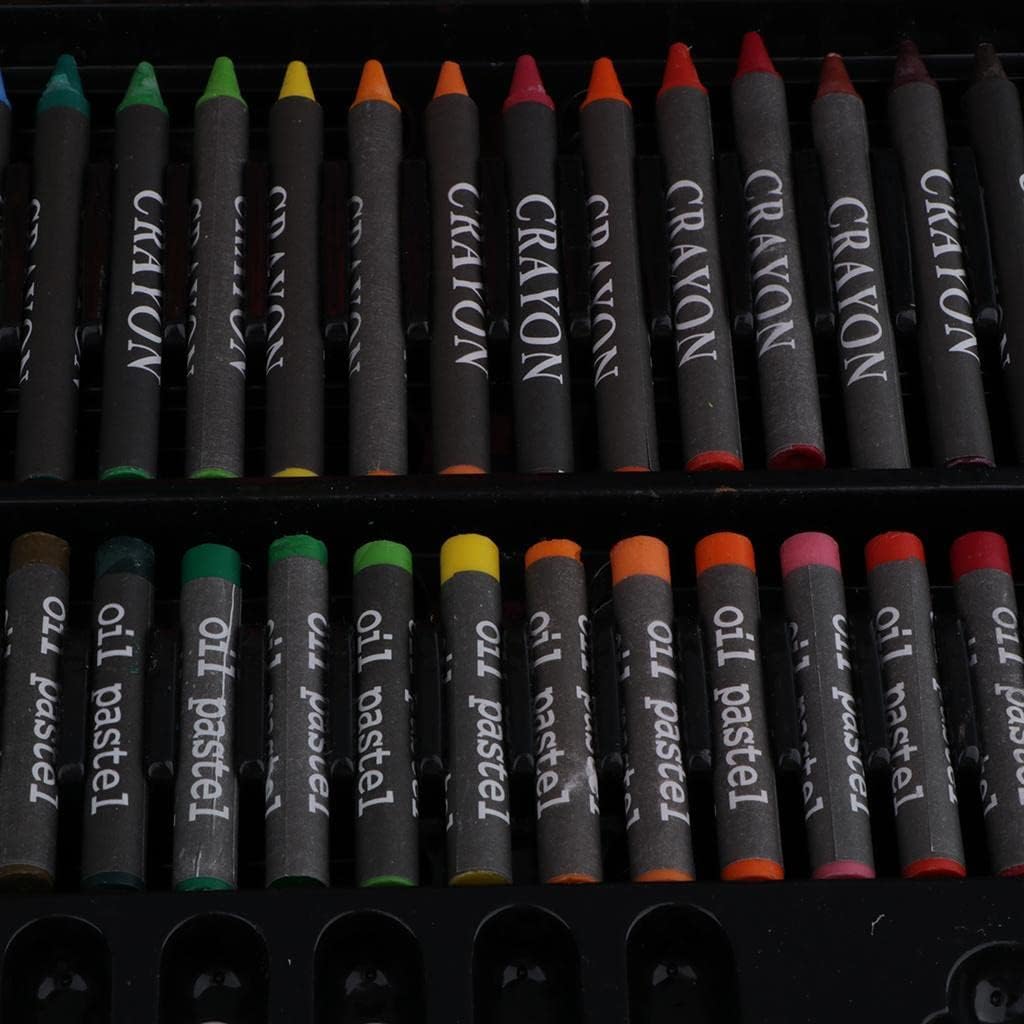 180X Artist Art Drawing Sets, Colored Pencil Drawing Art Marker Pen Set W/Crayon