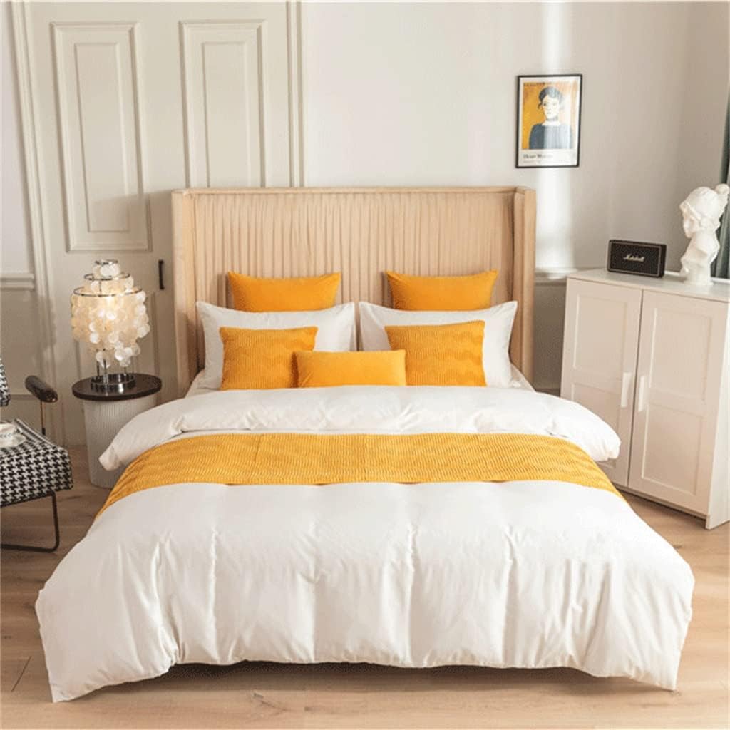 Velvet Wavy Bed Flag Bed Runners Home Hotel Decoration Bed Scarf Pattern Throw Double-Faced(45x240cm)
