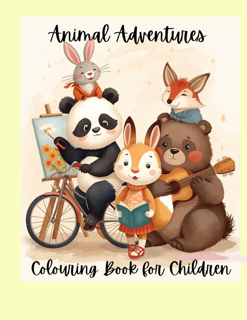Animal Adventures - Coloring Book for Children: Fun, Creative & Relaxing Coloring Pages Featuring Cute Animals Doing Fun Activities | Perfect for Kids Ages 5-10