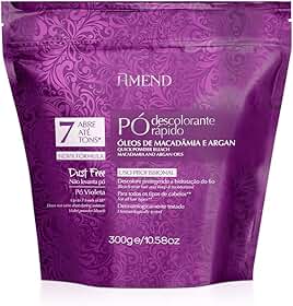 Pó Descolorante Rápido Amend Colágeno Hidrolisado e Proteína da Seda 300g