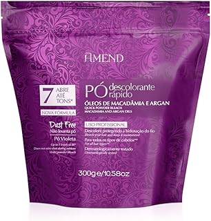Pó Descolorante Rápido Amend Colágeno Hidrolisado e Proteína da Seda 300g