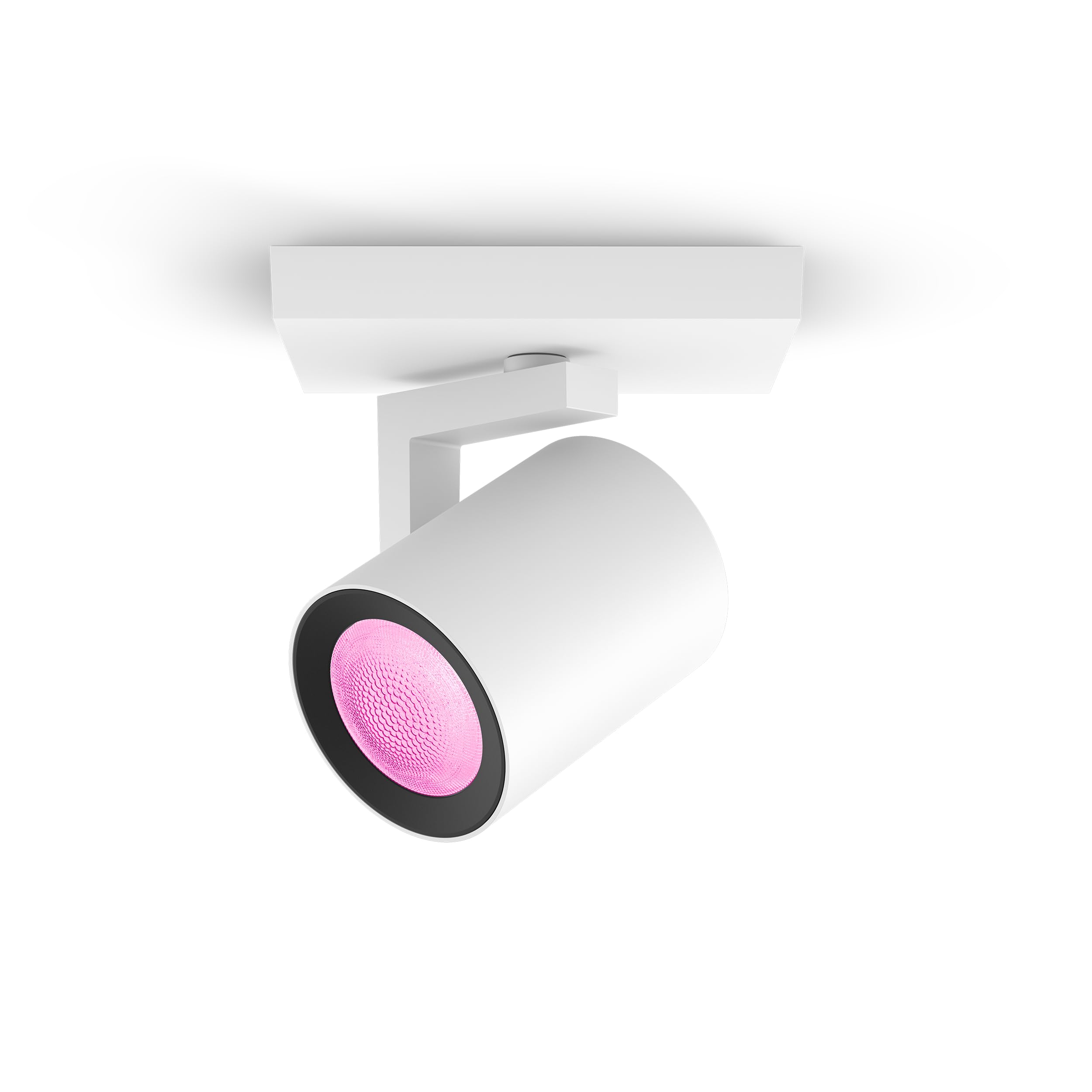 Philips Hue - Lámpara LED inteligente Philips Hue Argenta, 5.7W-350 lúmens, Luz Blanca y de Colores, Compatible con Alexa y Google Home, 1 Foco LED, Blanco