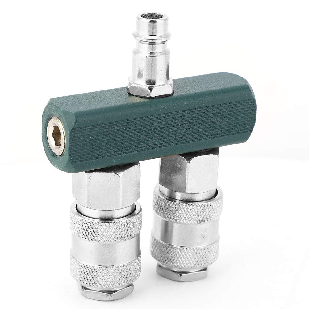 Adattatore Pneumatico A 2 Vie Zincato - Per Compressori E Attrezzi Ad Aria - Foto 5