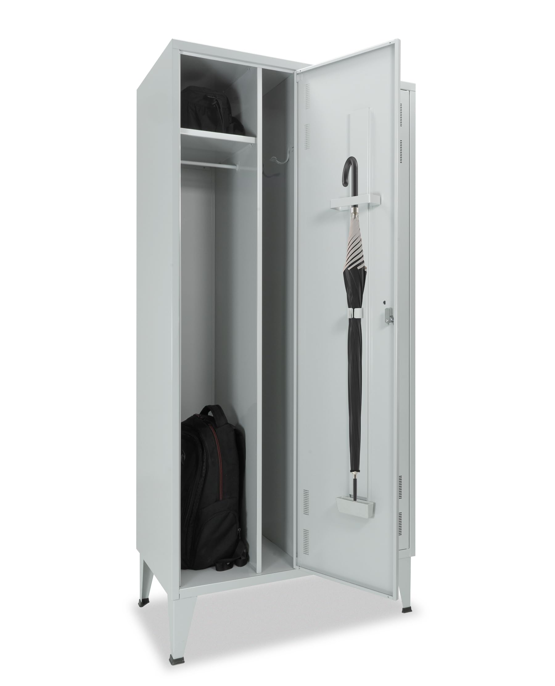 Taquillas Metálicas para Industria Sucio/Limpio 1900x900x500 mm – 2 Taquillas Estándar