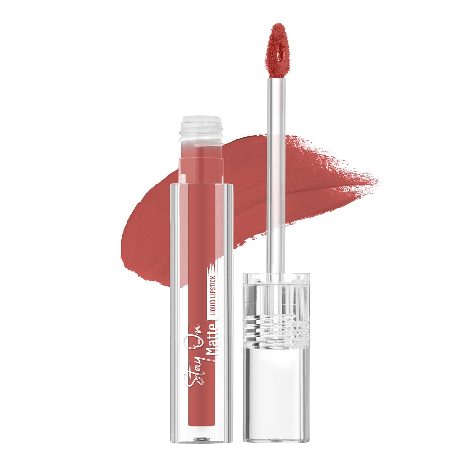 Swiss Beauty Stay On Matte Highly Pigmented Liquid Lipstick | With Vitamin E & Shea Butter | Smudge-Proof and Transfer-Proof | 24 Hour Stay | 2g, Shade- Fresh Brown-picture-44