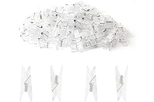LOMIMOS Mini Clear Utility Plastic Clip: The Ultimate Clothing and Household Companion