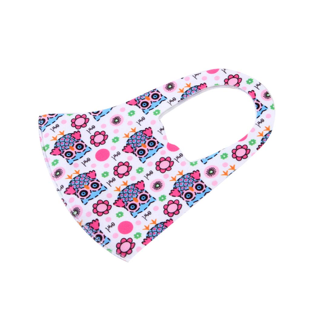 WTA 【2020 New】 10Pcs Face Bandanas, Reusable and Breathable, Breathable and Anti-Haze Dust, for Kids by Wugonta