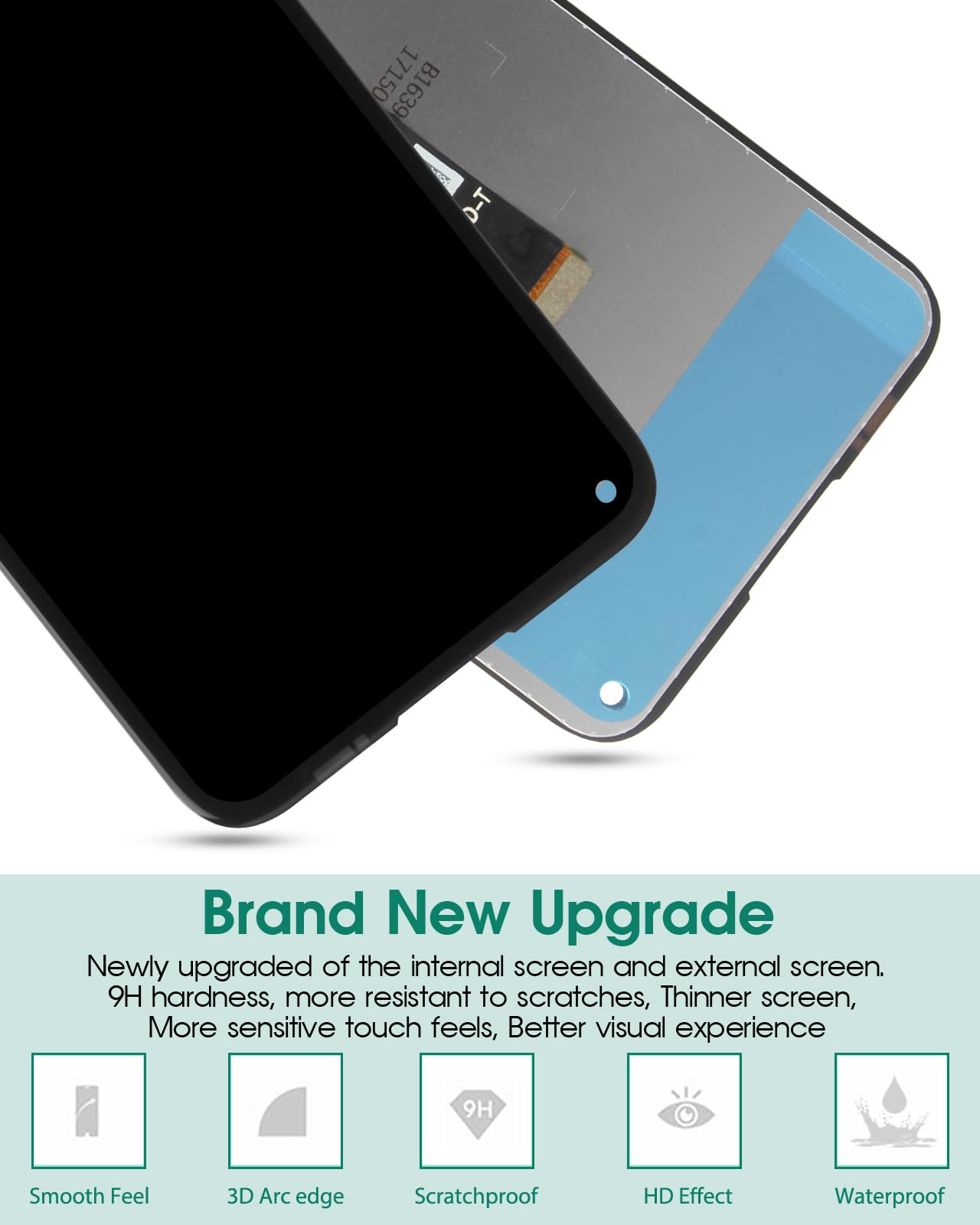 Pantalla de repuesto para Huawei P40 Lite 4G, pantalla LCD P40 Lite 4G, pantalla LCD JNY-L21A, kit de reparación JNY-L01A (no compatible con la versión 5G)