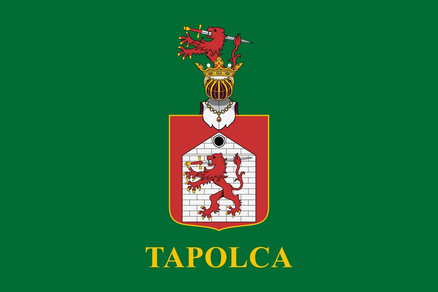 Drapeau paysage Tapolca 90x150cm pour décoration murale