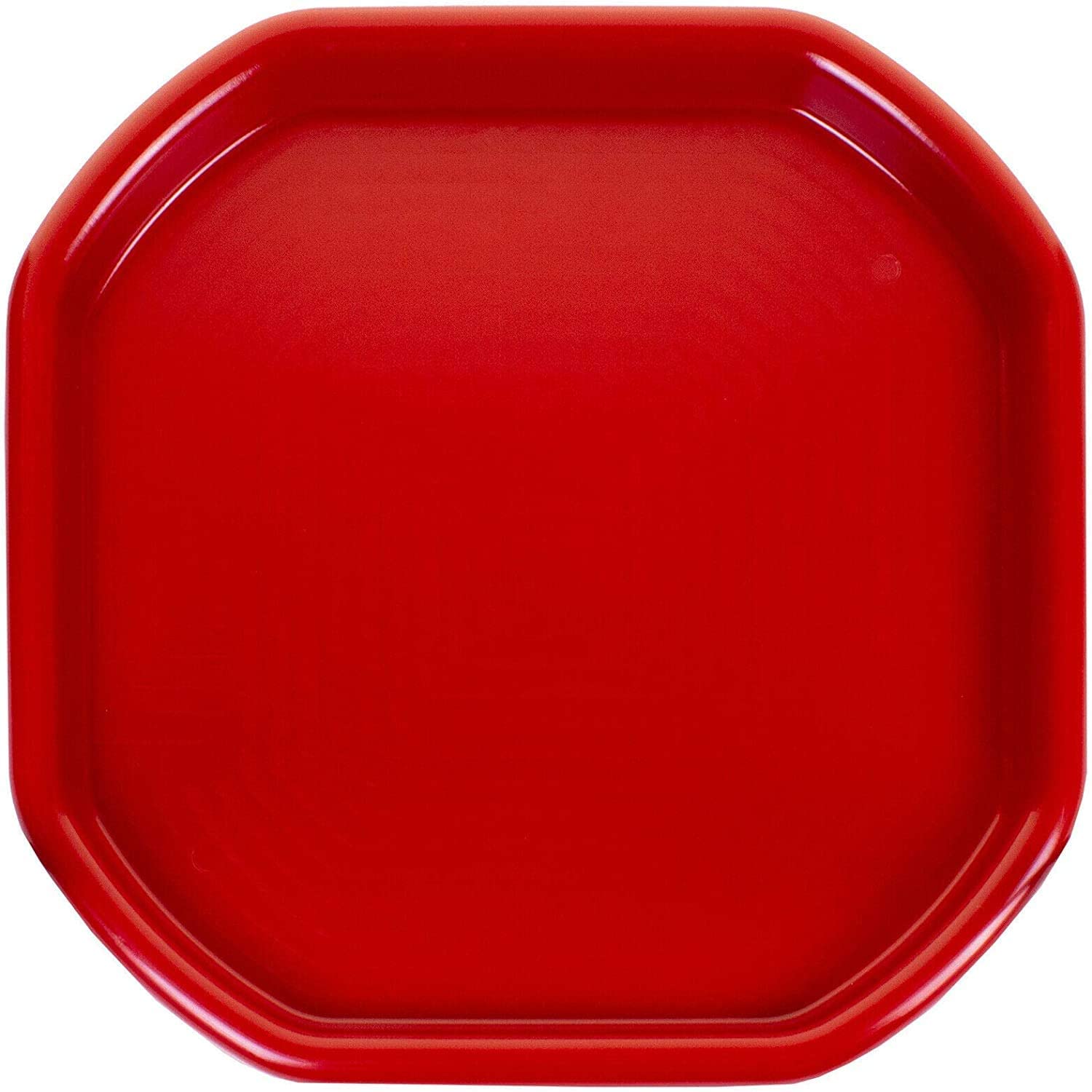 JMS we create smile - 1 x Mixing Tray Large Plastic Tuff Spot Colour for Playing Sand Pool Pit Water Game Animal Figures etc. - MADE IN UK (Red) — image 1