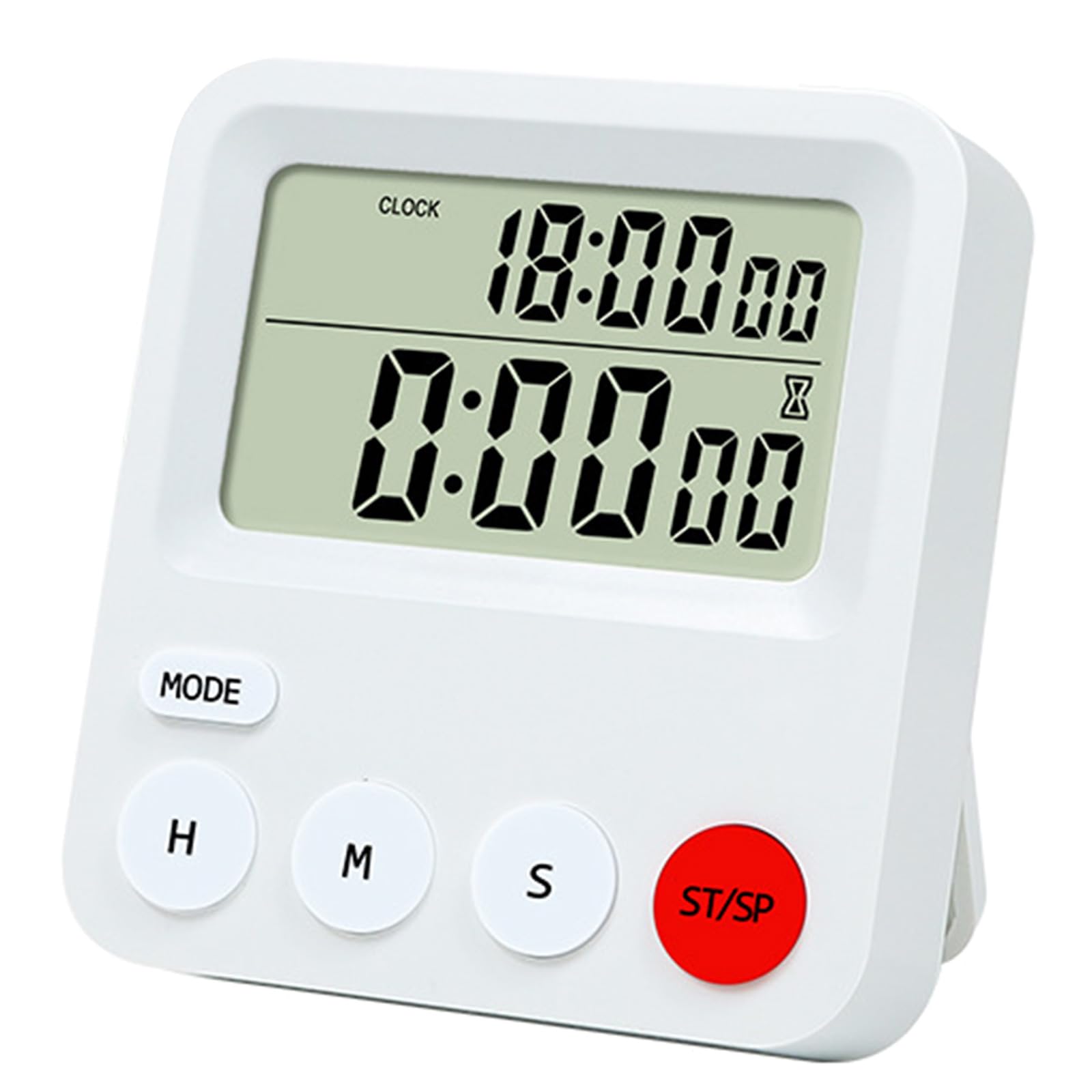 Alarm Clock Digital Timer Countdown for Home Bedroom 24 Hours Kitchen Large Display Loud