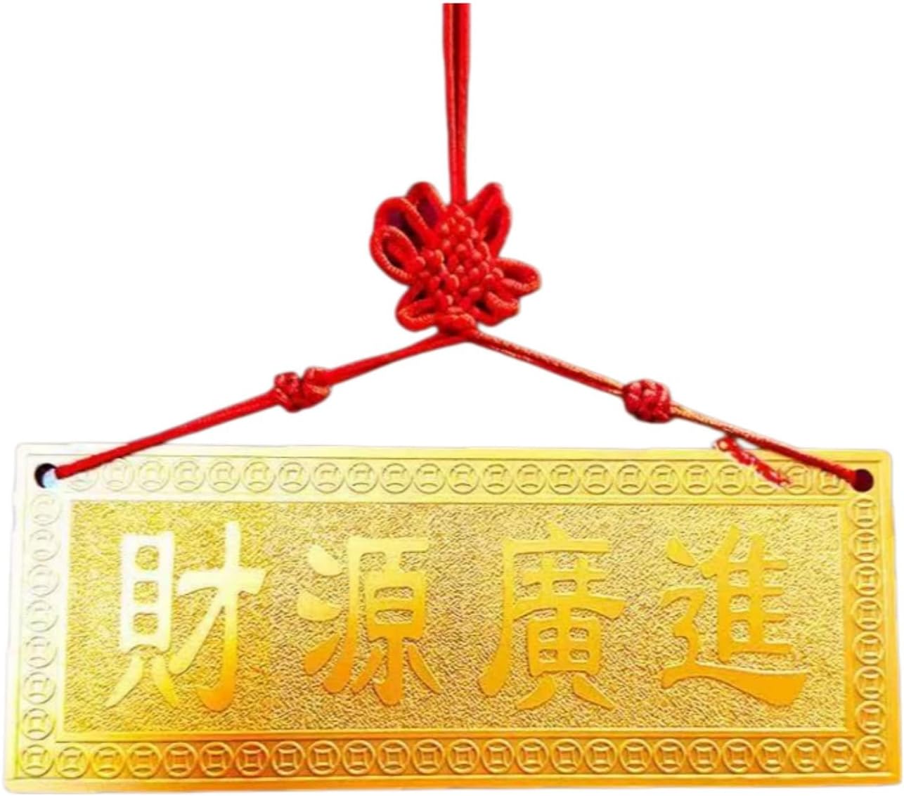 纯黄铜泰山石敢当天官赐福门 Feng Shui Talisman Gold Card 山海镇太公在此吉星高照铜牌门 Feng Shui Good Amulet fengshui Chinese Tassel Ornaments-1887