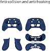 Protective Silicone Case for FLYDIGI Vader 4 Pro Game controller - Shockproof and Waterproof Cover for Ultimate Protection,Blue